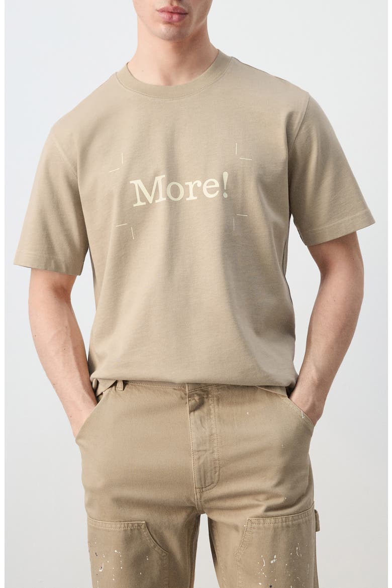 x Fantastic Man More! Graphic T-Shirt, Main, color, BEIGE