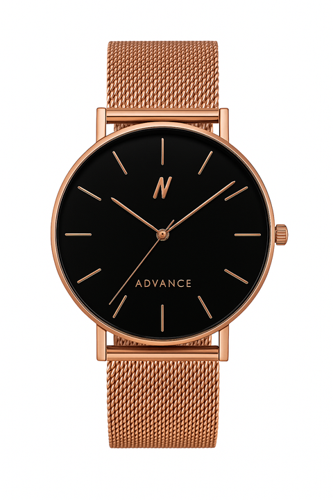 Advance CRWN Mesh Strap Watch, 36MM