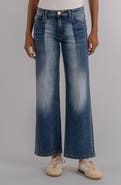 KUT from the Kloth Jean Two-Tone High Waist Wide Leg Jeans