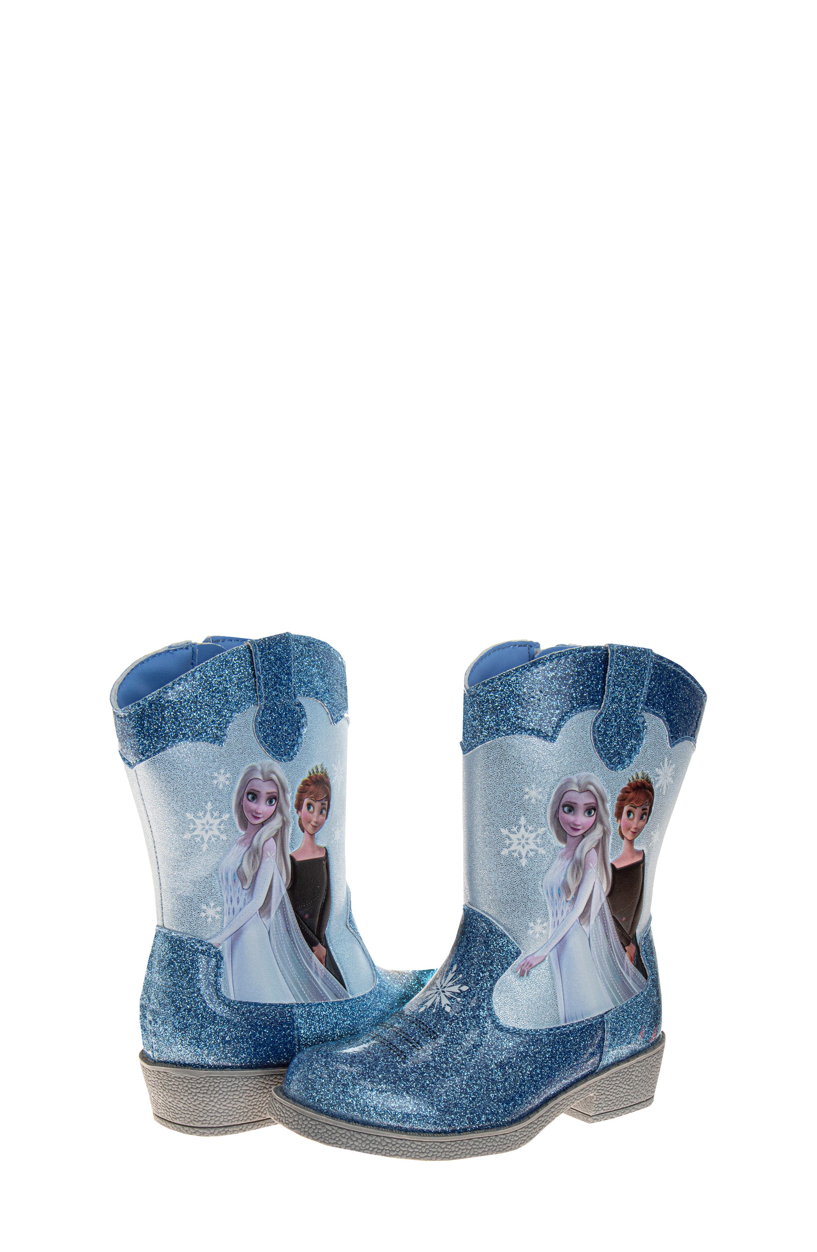 JOSMO x Disney<sup>®</sup> Kids' Frozen Cowboy Boot, Alternate, color, Blue