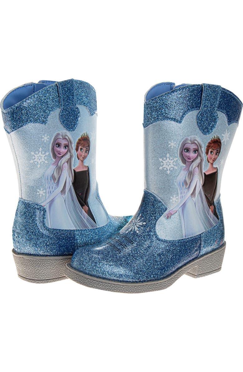 JOSMO x Disney<sup>®</sup> Kids' Frozen Cowboy Boot, Alternate, color, Blue