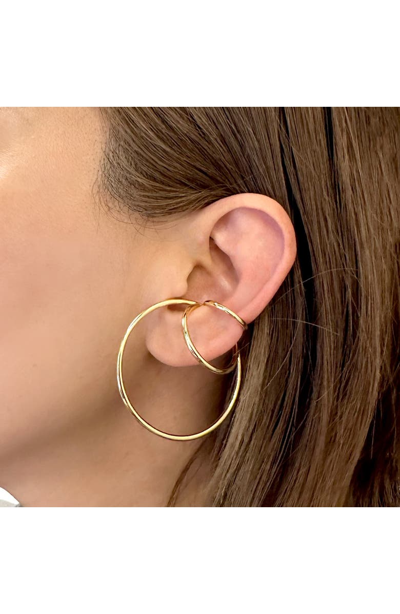 Outofoffice Modern Dome Ear Cuff, Alternate, color, Gold