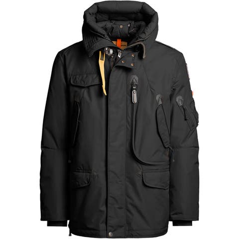 Men's Right Hand Hooded Down Jacket