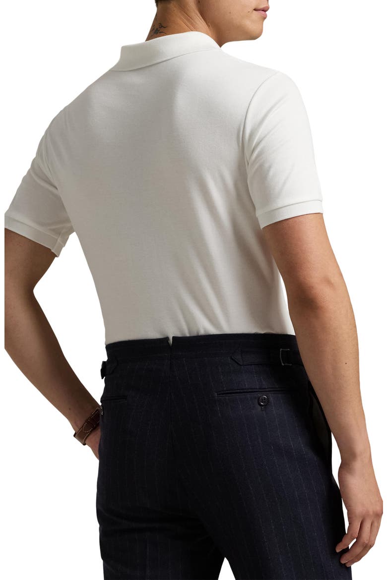 Classic Fit Soft Pima Cotton Polo Shirt, Alternate, color, WHITE