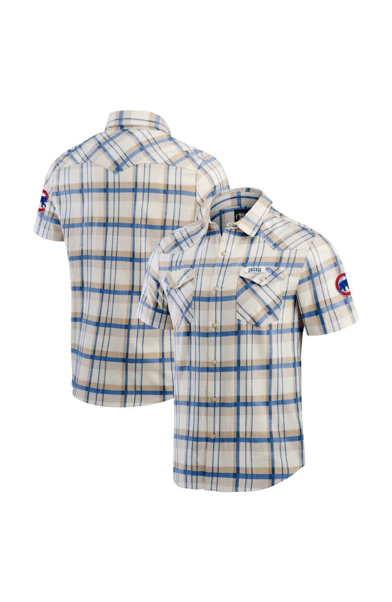 Darius Rucker Collection by Fanatics Men's Darius Rucker Collection by Fanatics Royal Chicago Cubs Plaid Full-Snap Shirt, Main, color, Royal