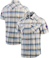 Darius Rucker Collection by Fanatics Men's Darius Rucker Collection by Fanatics Royal Chicago Cubs Plaid Full-Snap Shirt