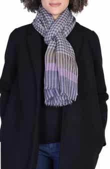Vismaya Woven Wool Fringe Scarf
