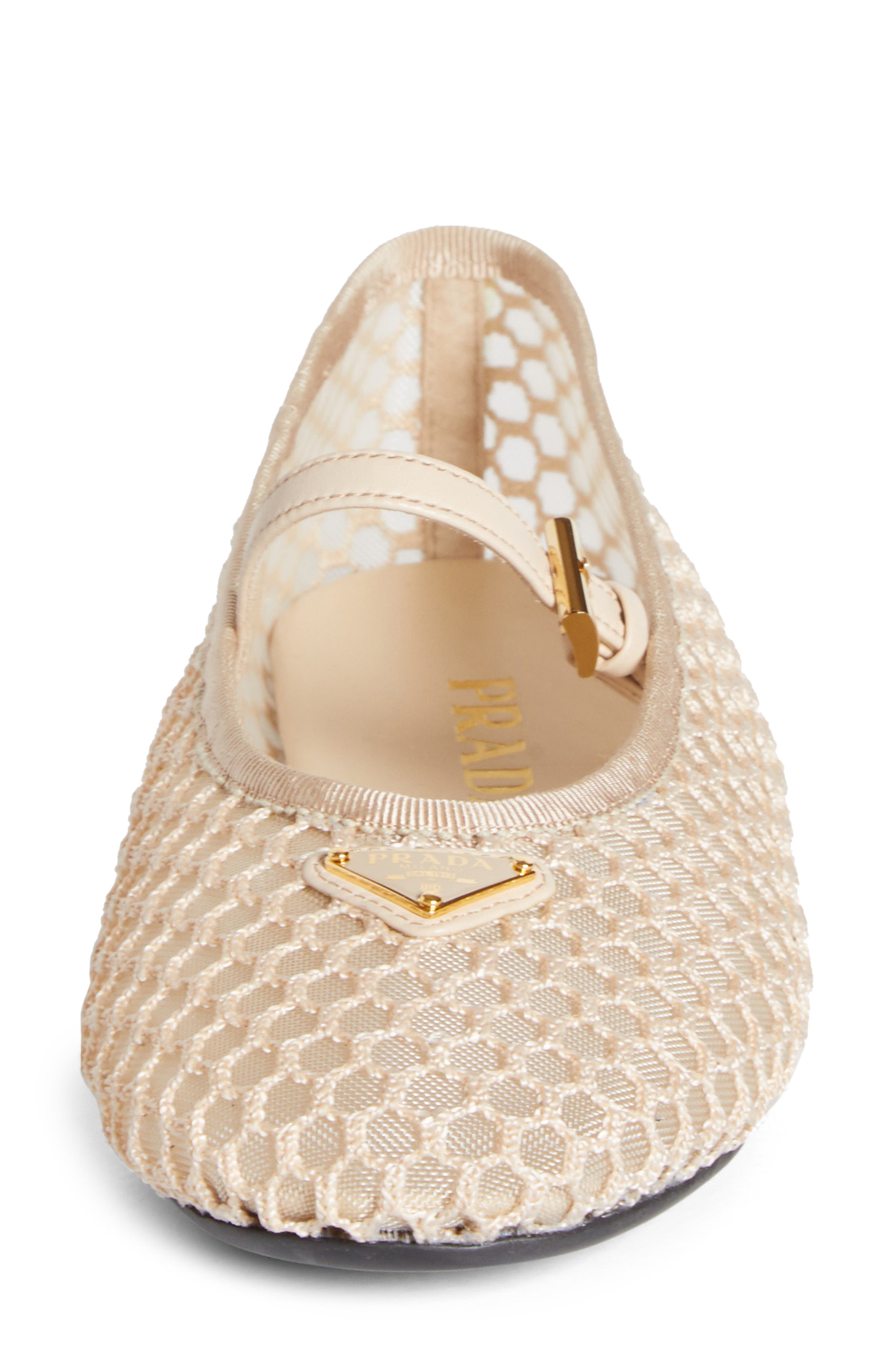 Prada Mesh Logo Mary Jane (Women) | Nordstrom