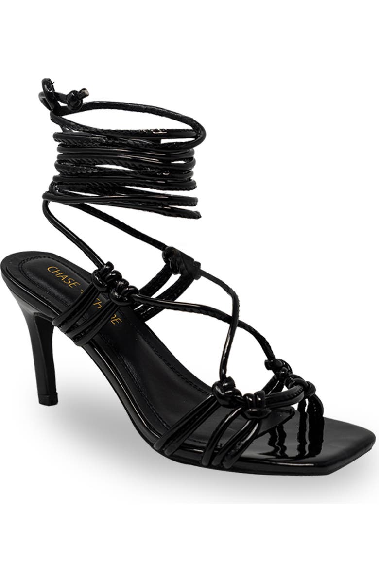 CHASE AND CHLOE Ankle Tie Sandal, Main, color,