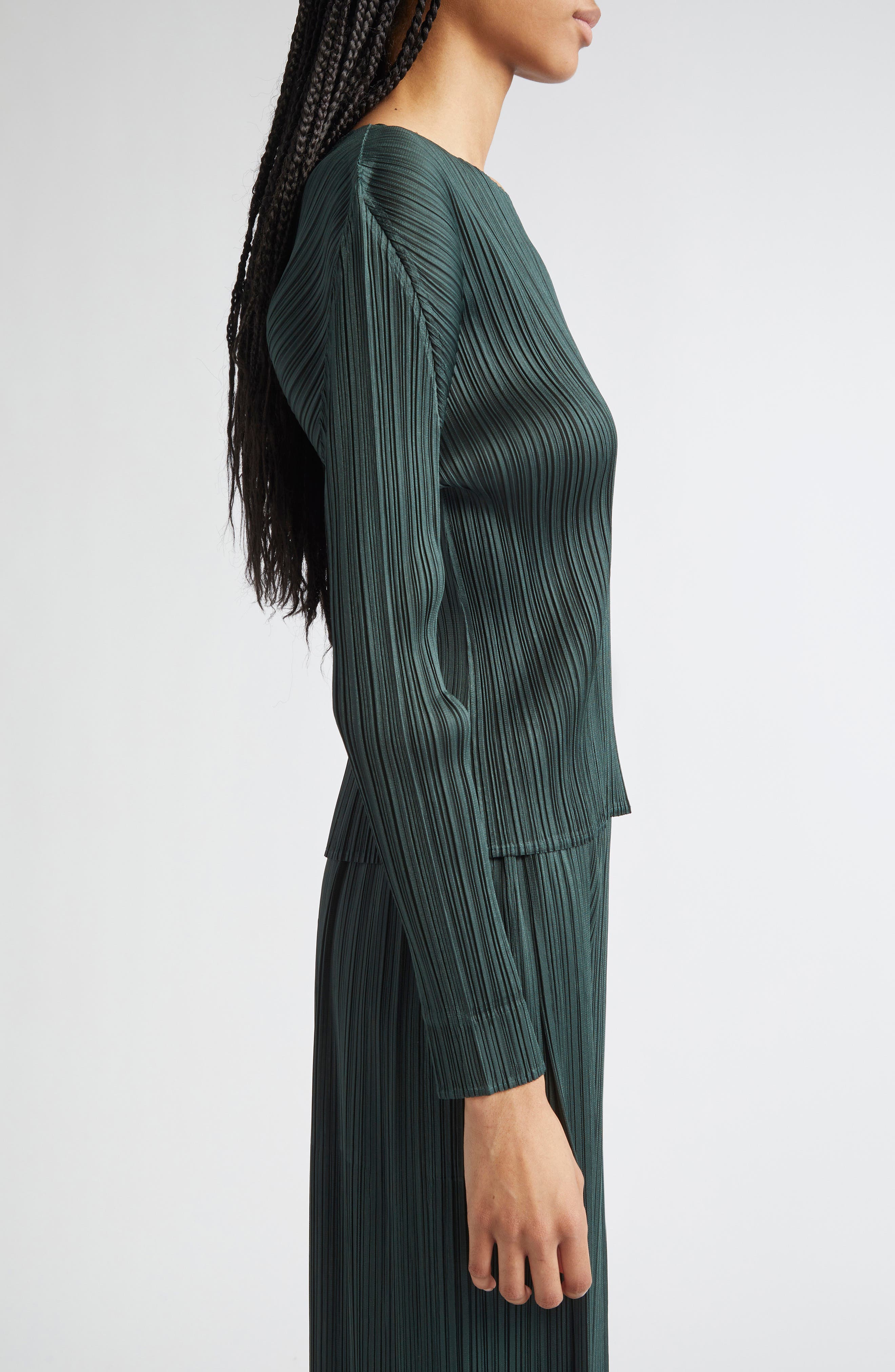 トップス MONTHLY COLORS: DECEMBER Monthly Colors December Pleated Long Sleeve Top (Women) | Nordstrom