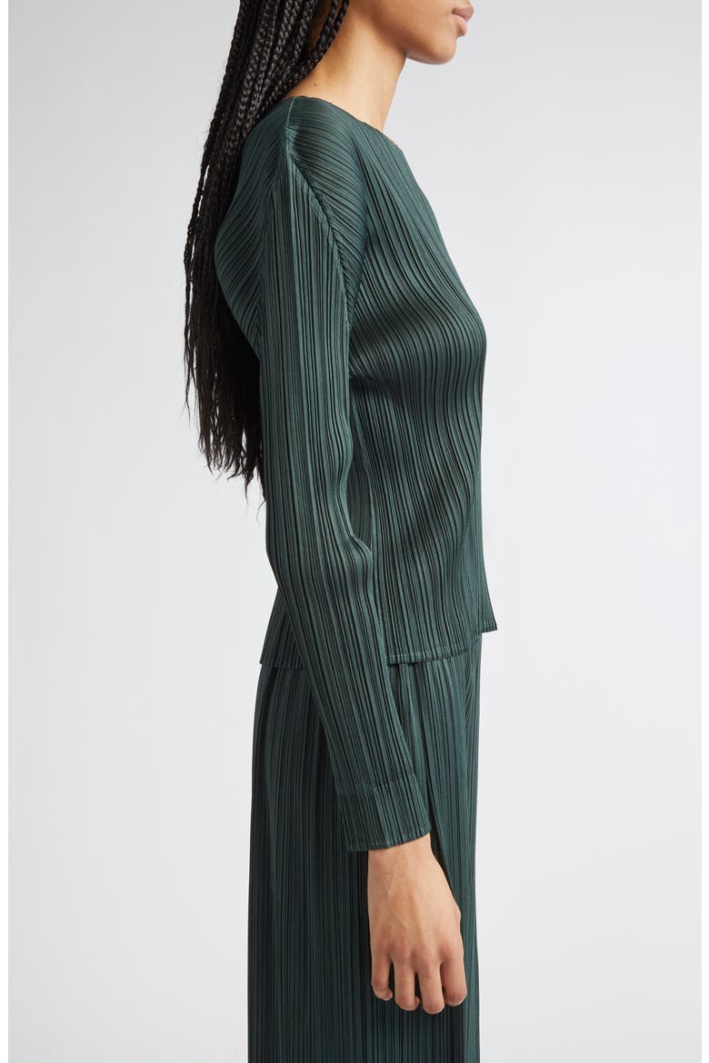 Monthly Colors December Pleated Long Sleeve Top (Women) | Nordstrom
