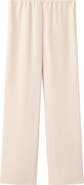 MANGO Satin Straight Leg Pants