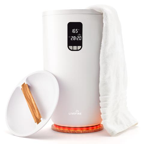 Bucket Towel Warmer, White