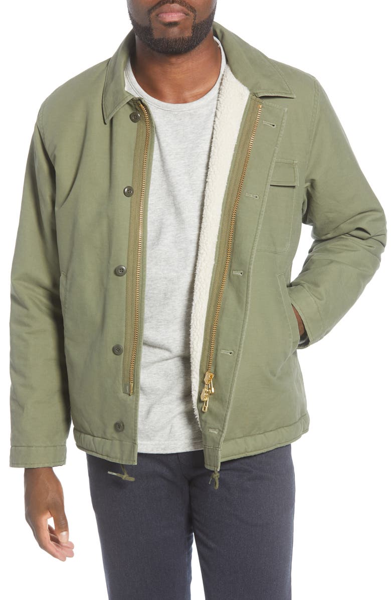 NN07 Rock Slim Fit Faux Fur Lined Jacket, Main, color, 