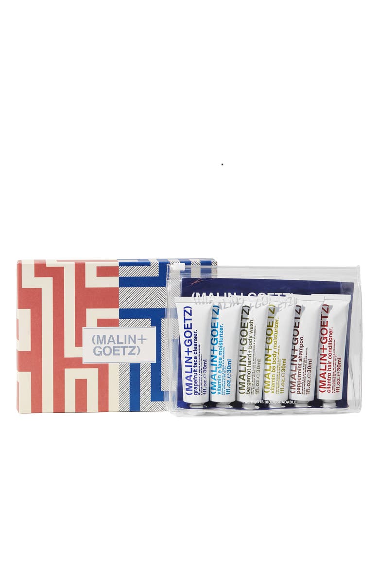 MALIN+GOETZ The Essentials 6-Piece Skin Care Kit $38 Value, Main, color, 