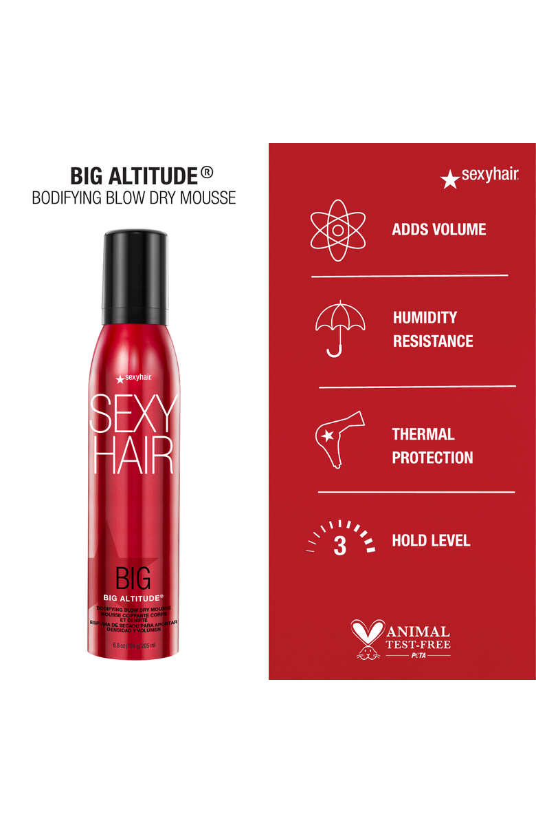 SEXY HAIR Big Sexy Hair Big Altitude Bodifying Blow Dry Mousse 6.8 oz, Alternate, color, N/A