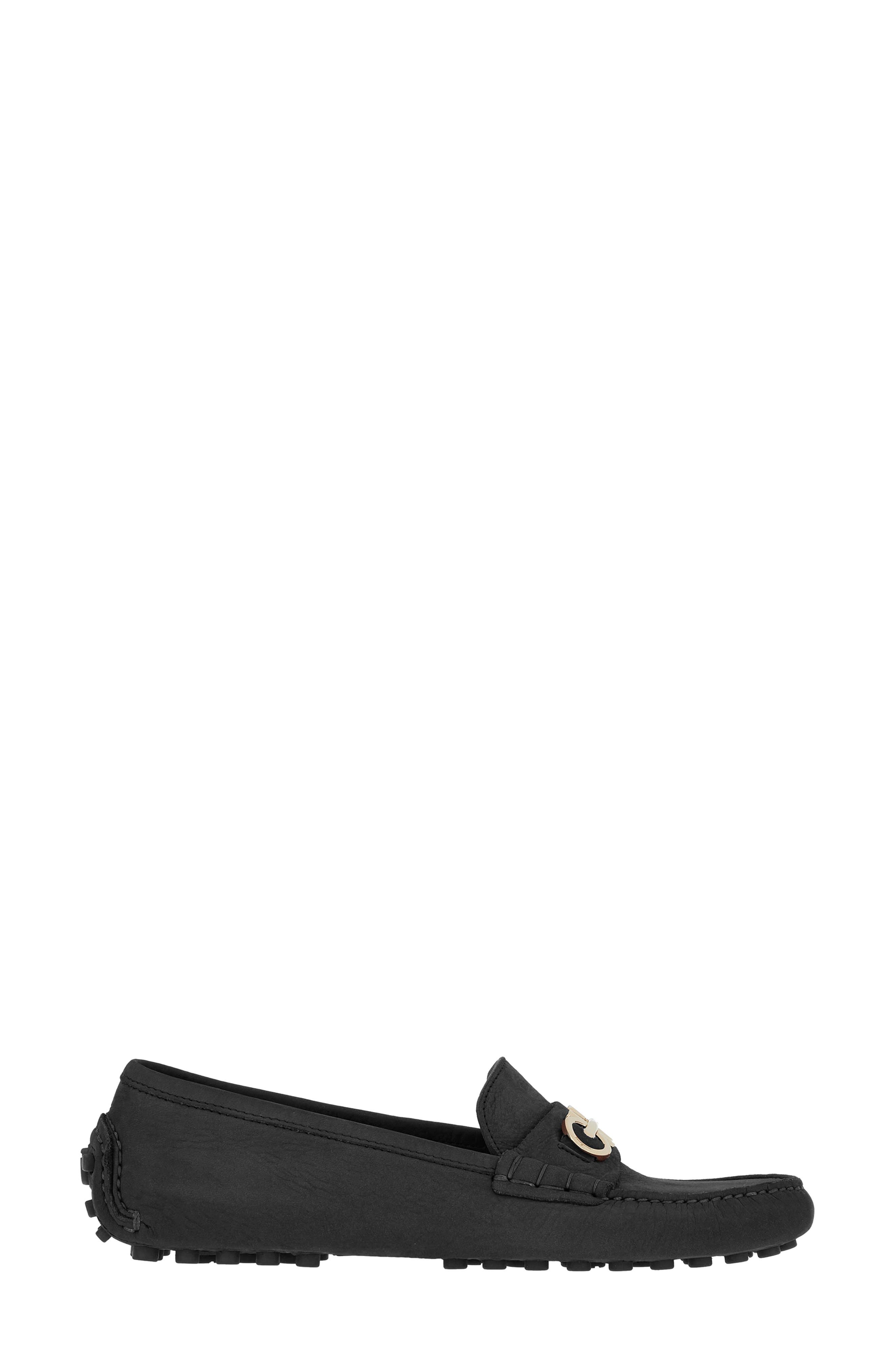 FERRAGAMO Odilia Driving Shoe, Alternate, color, Black