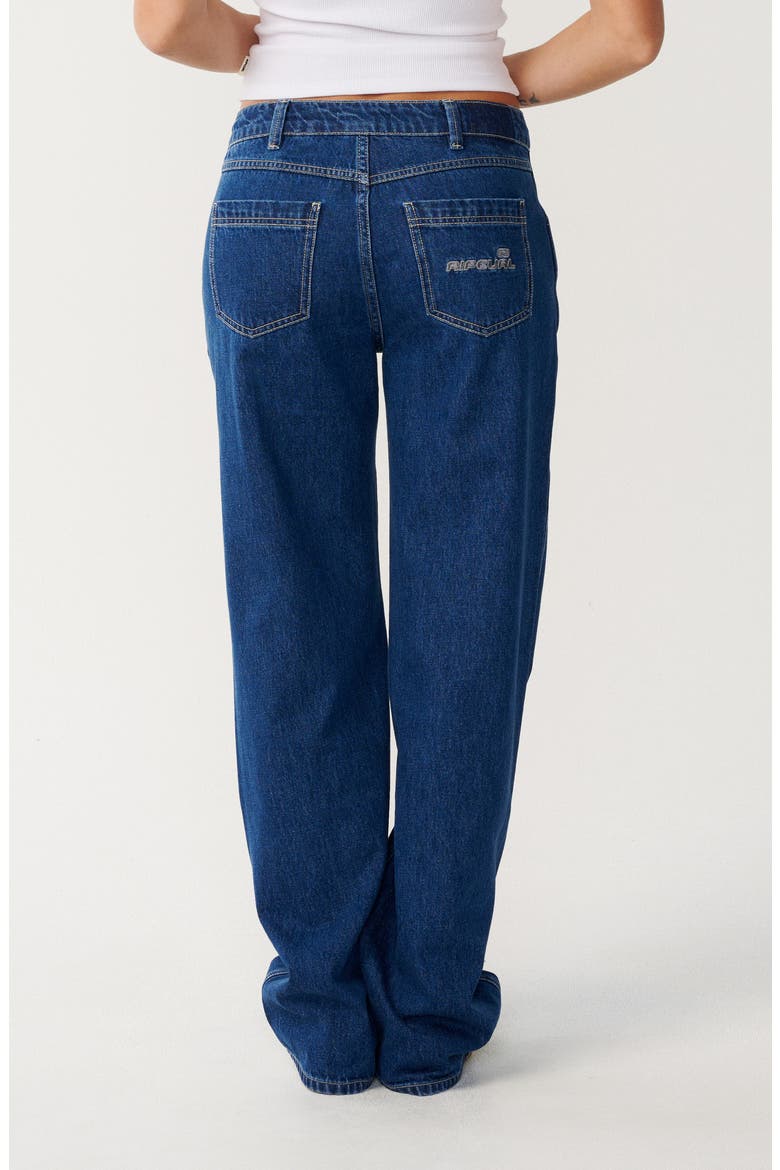 Aggie Low Rise Relaxed Fit Jeans, Alternate, color, MID BLUE