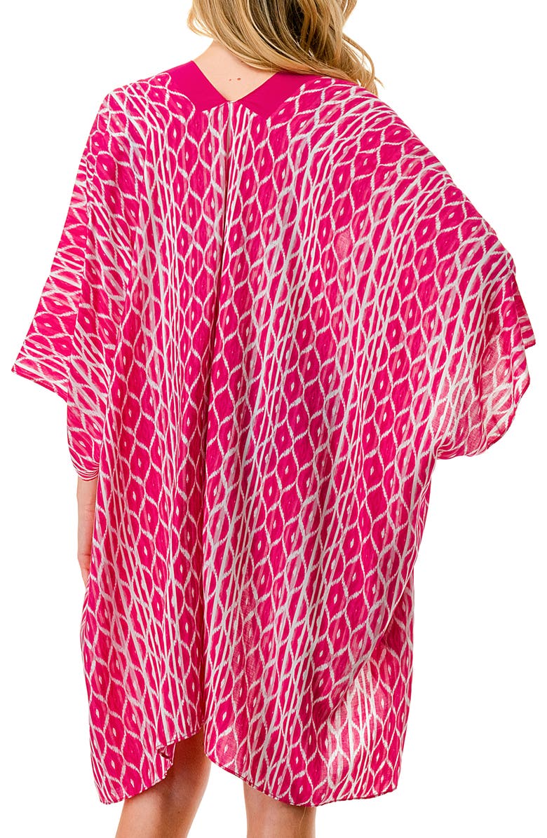 MARCUS ADLER Abstract Duster, Alternate, color, Pink