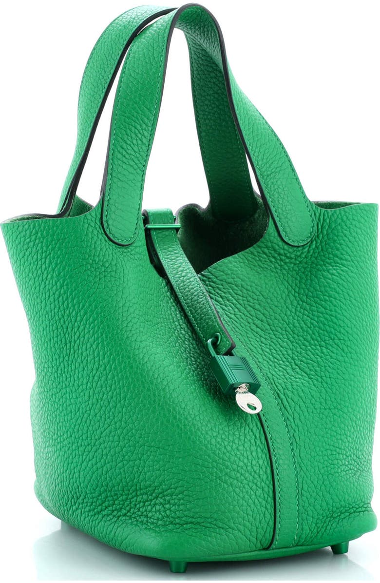 Pre-Owned Hermes Monochrome Picotin Lock Bag Clemence PM, Alternate, color,