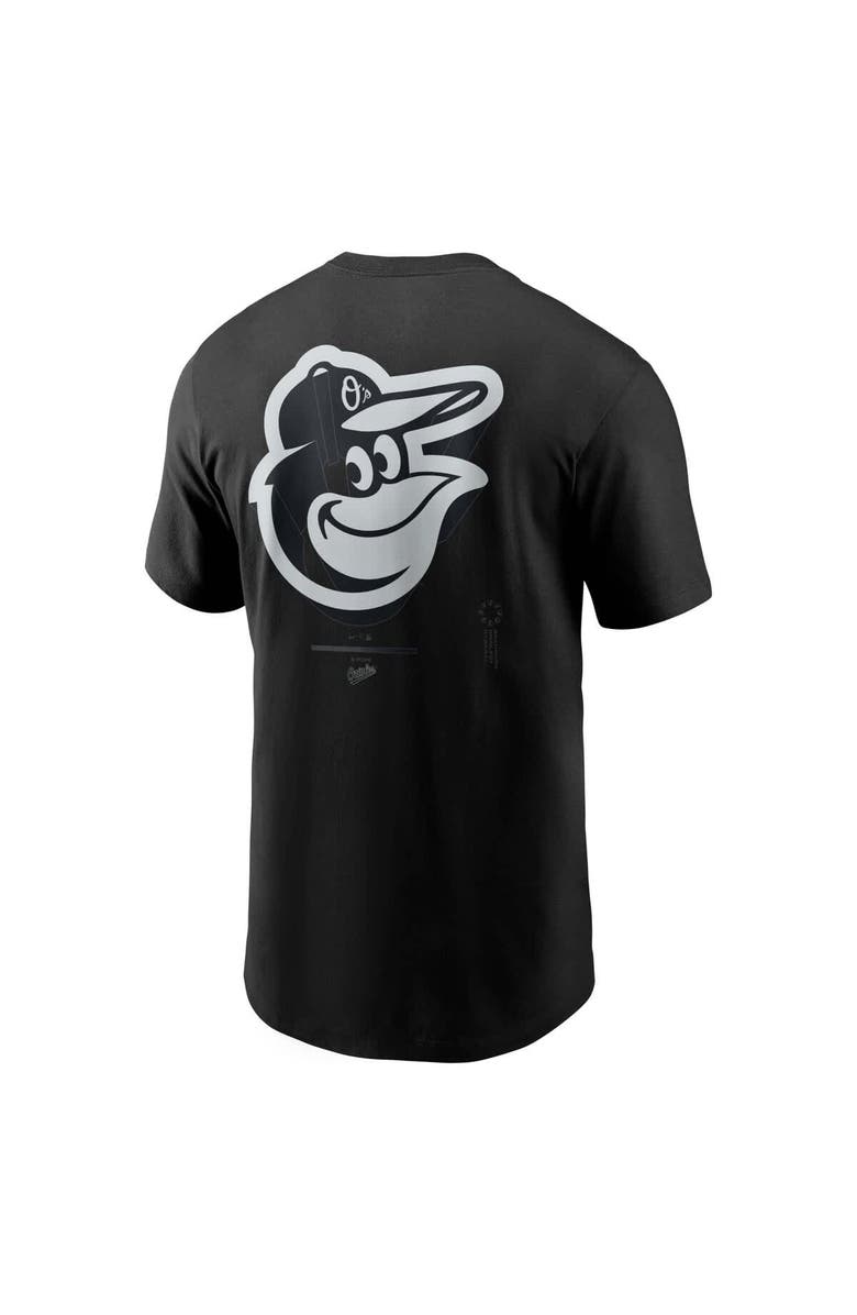 Nike Men's Nike  Black Baltimore Orioles  Lights Out Bar Loading T-Shirt, Alternate, color, Black