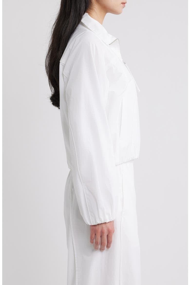 Cotton Blend Soft Shell Jacket, Alternate, color, WHITE