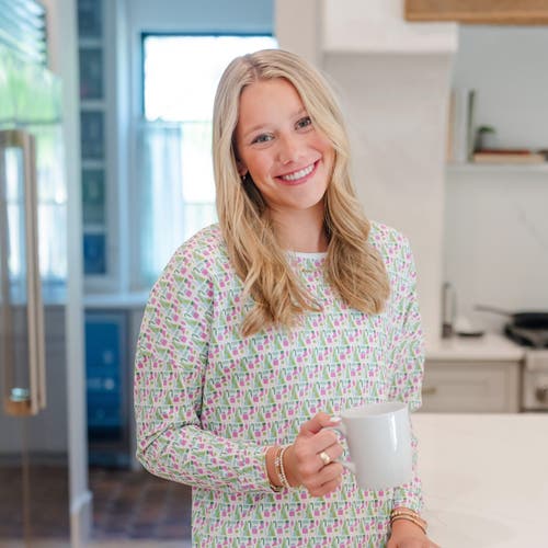 Lila And Hayes Pajama Longsleeve Top Short Set In Multi