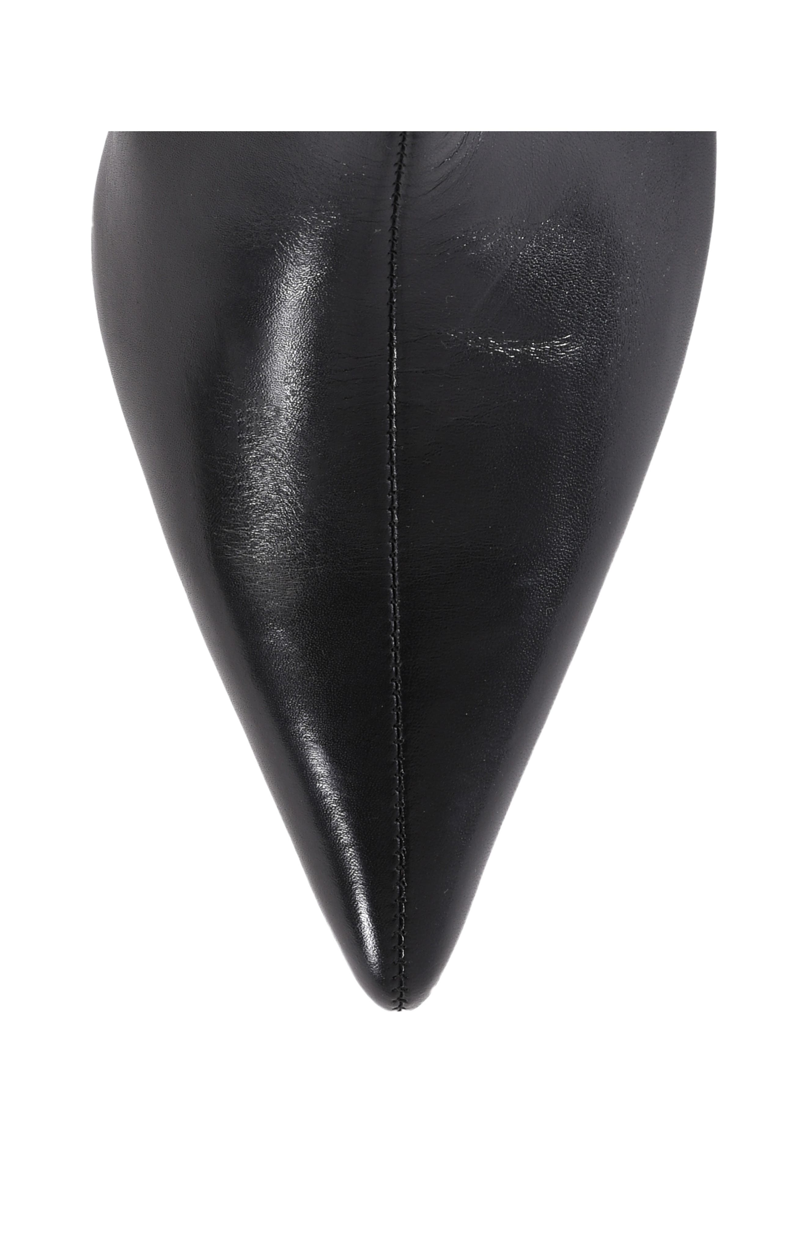 Seychelles Game Changer Pointed Toe Kitten Heel Boot, Alternate, color, Black Leather