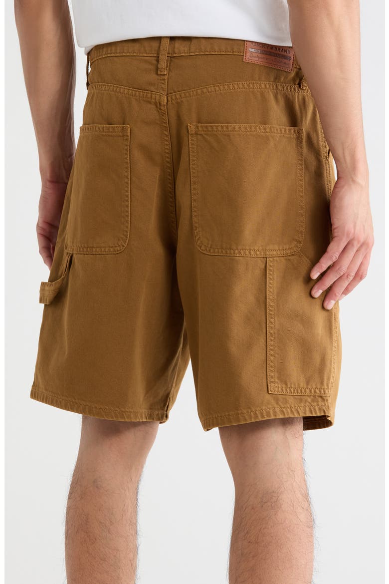 Loose Carpenter Denim Shorts, Alternate, color, FAWN