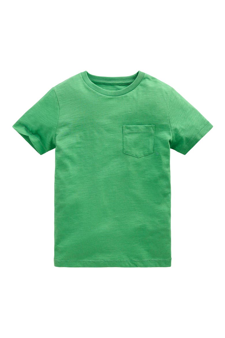 Kids' Cotton Pocket T-Shirt, Main, color, PARADISE GREEN