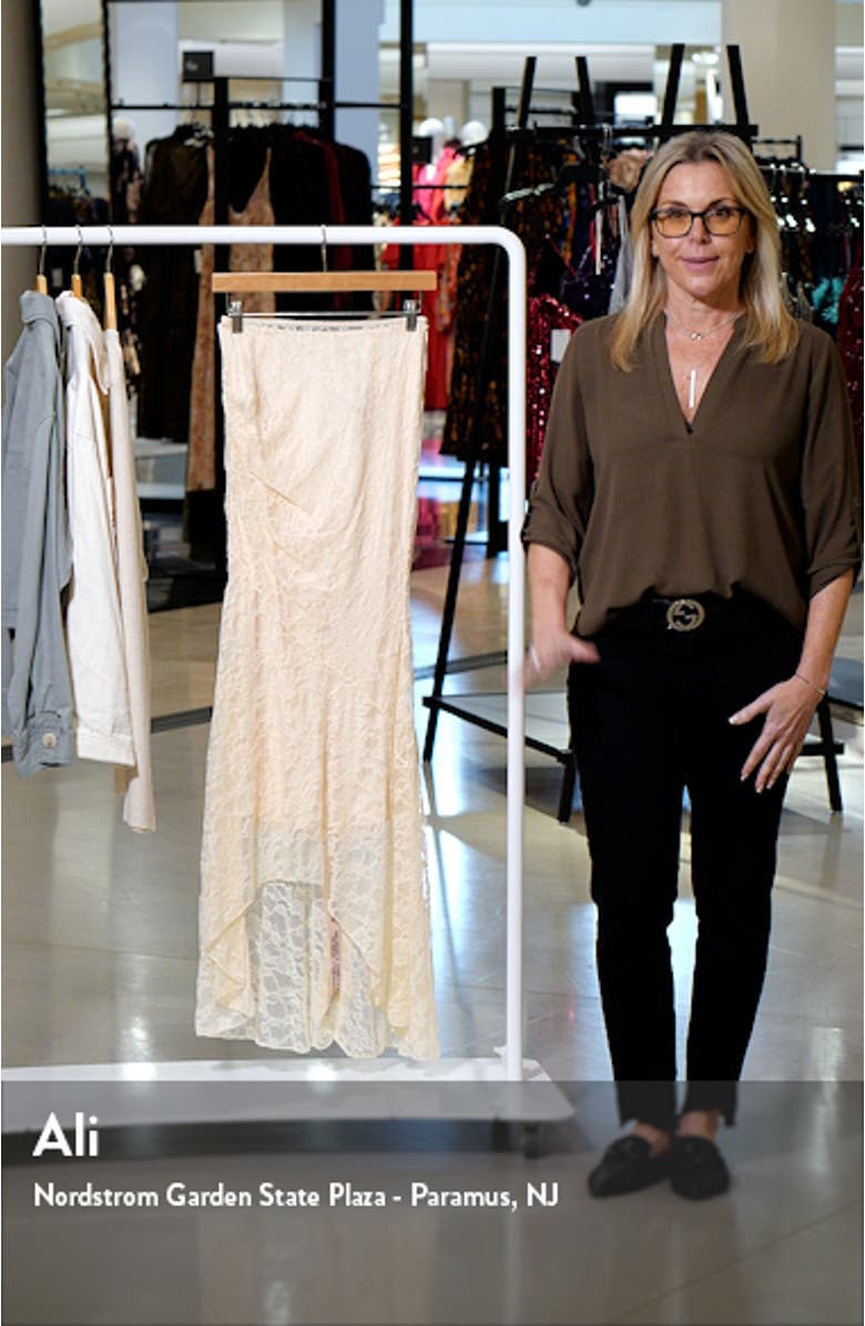 Therese Floral Lace Maxi Skirt, sales video thumbnail