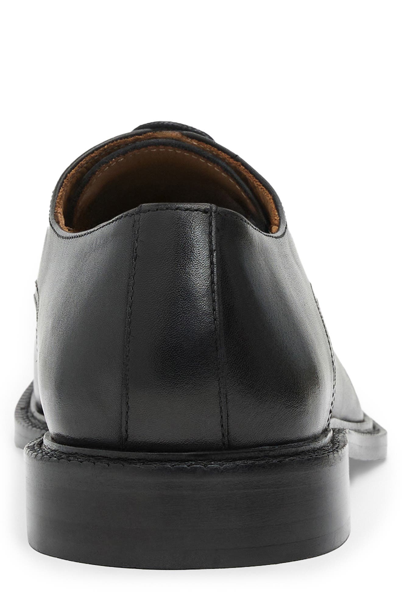 Vito Plain Toe Derby, Alternate, color, BLACK LEATHER