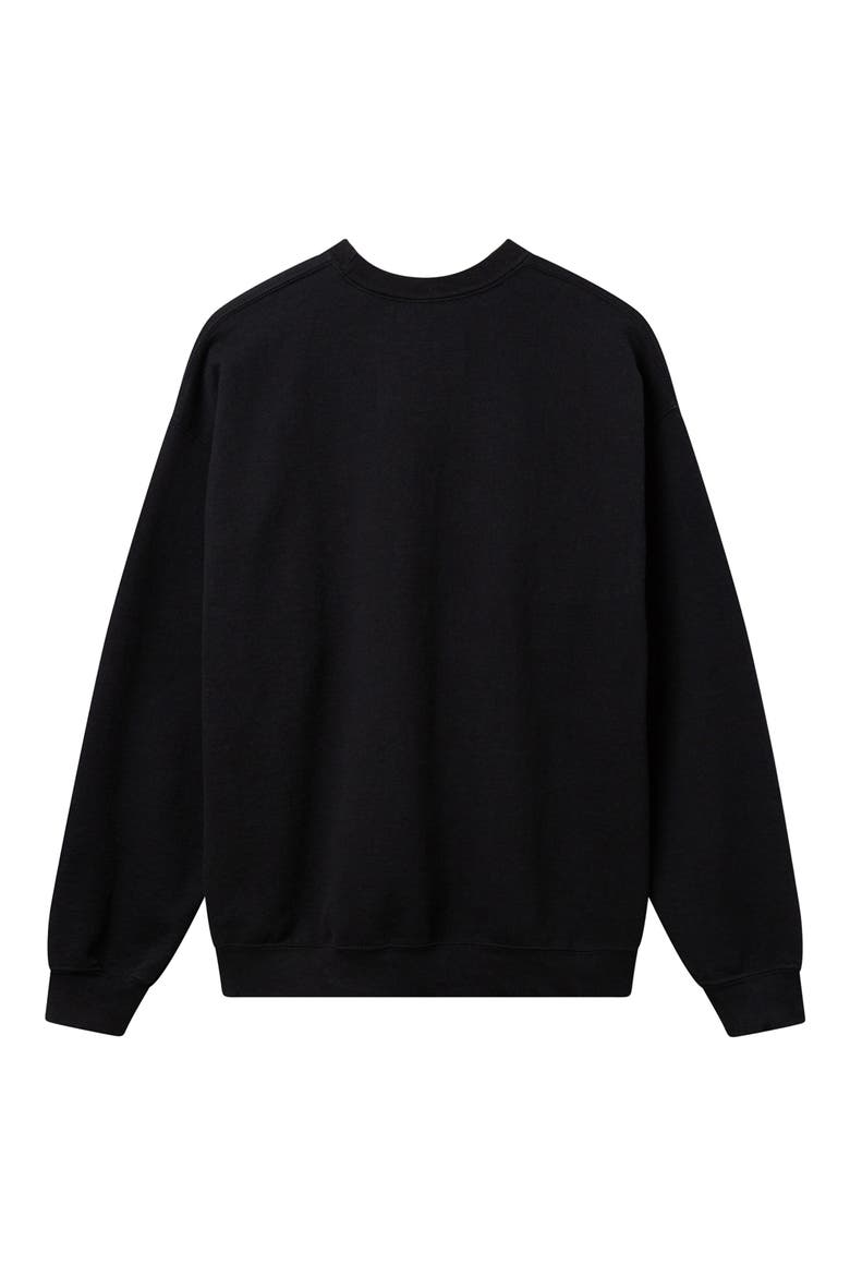 Washington Commanders Helmet Flea Market Crewneck Sweatshirt, Alternate, color, BLACK