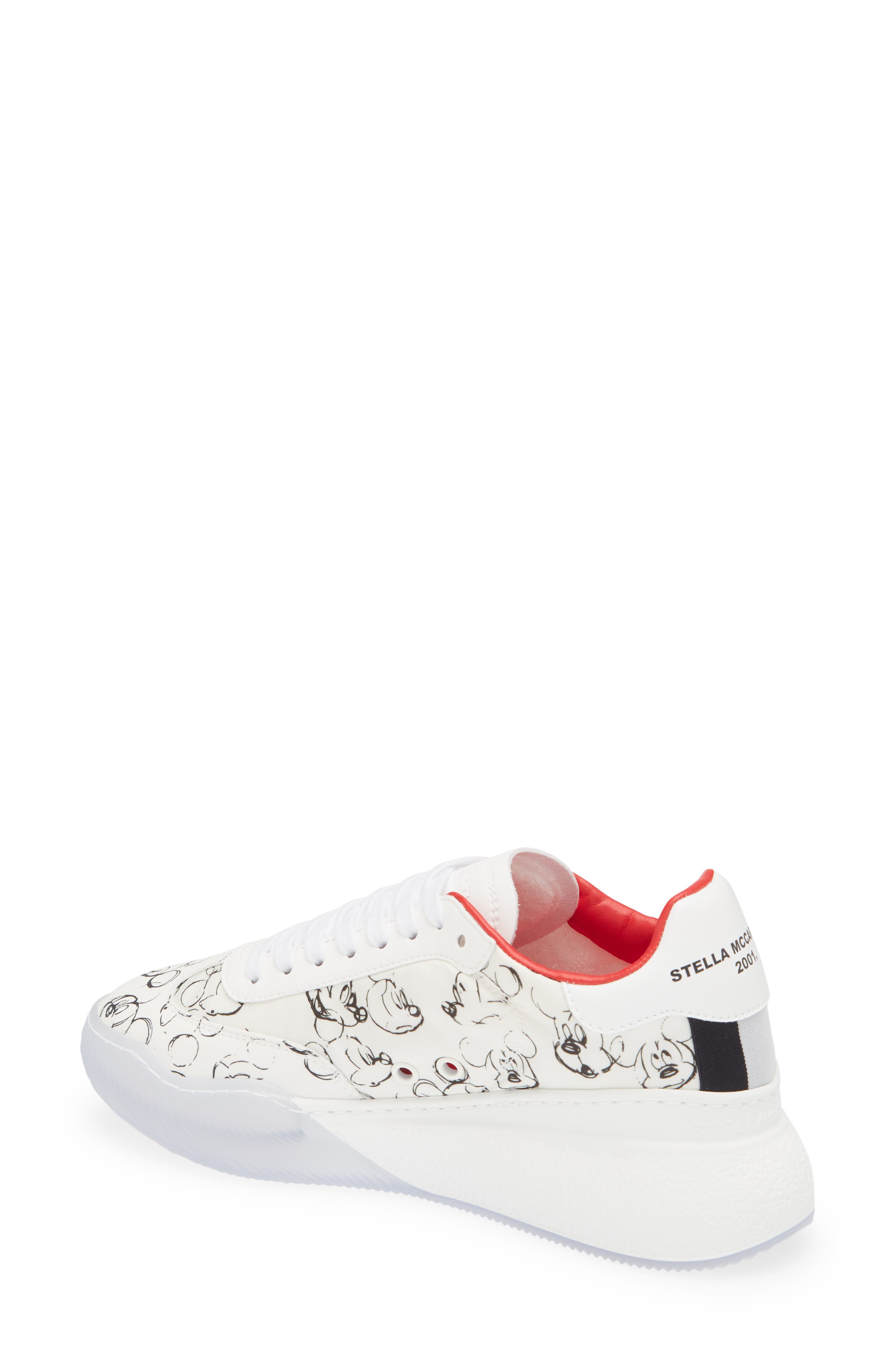 Stella McCartney x Disney Mickey Mouse Loop Sneaker, Alternate, color, 