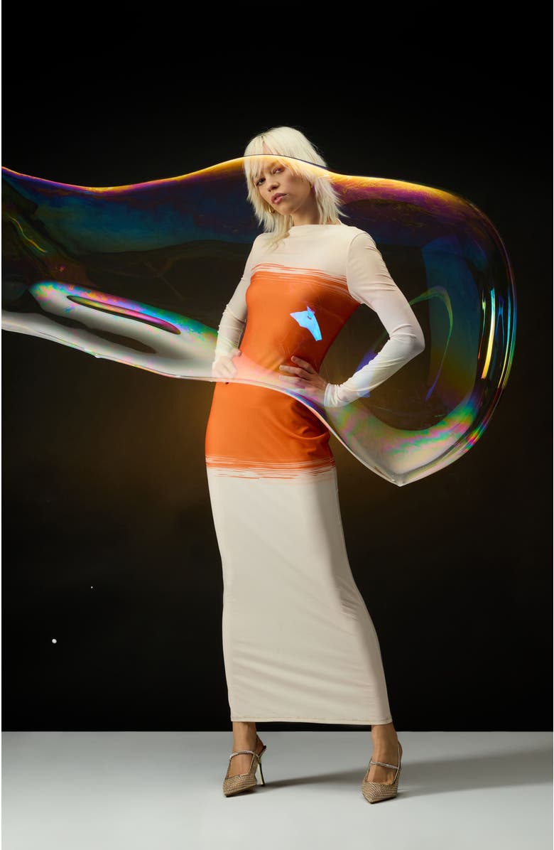 Daska Mia Dress, Alternate, color, Orange