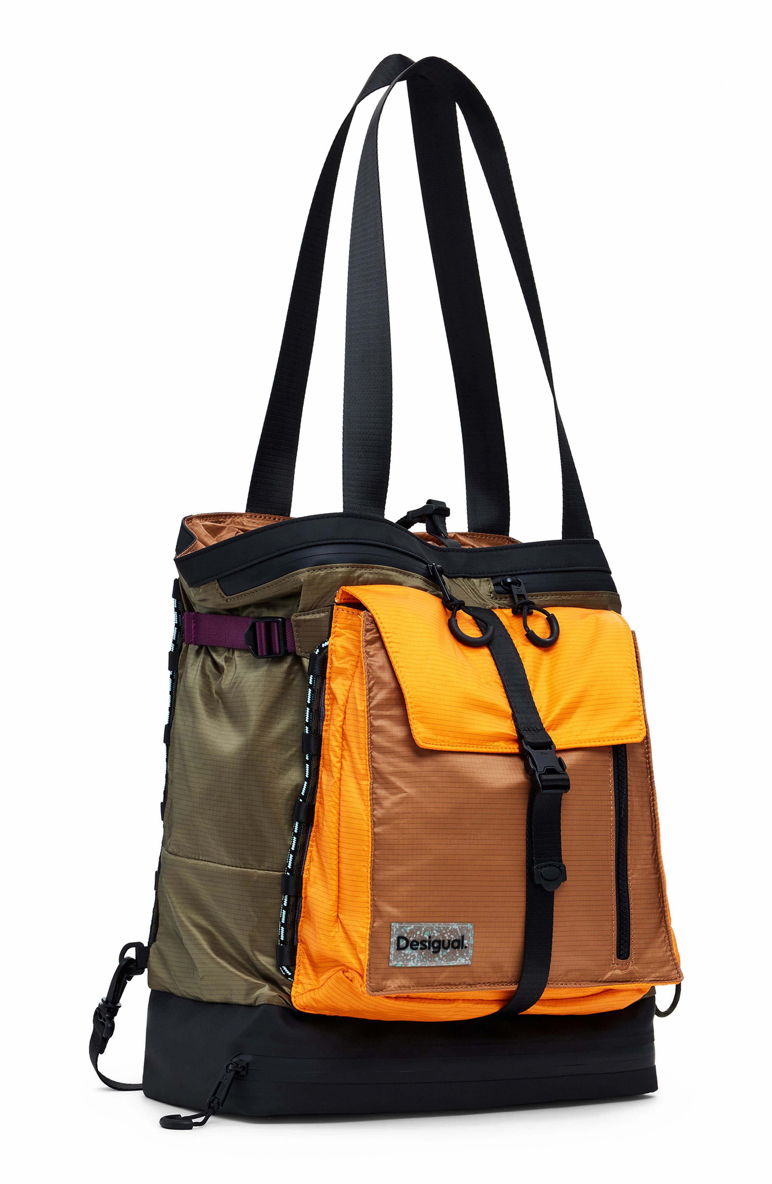 Desigual Convertible Backpack Tote, Alternate, color, 