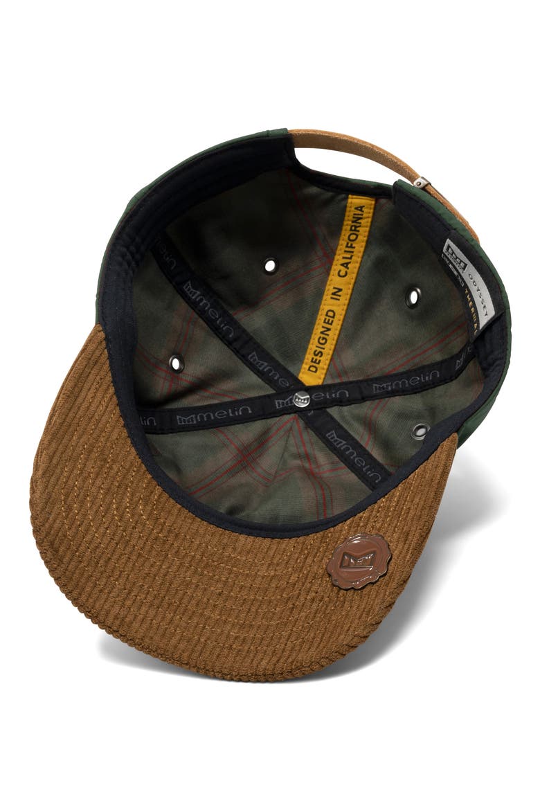 Odysea Thermal Water Repellent Waxed Cotton Baseball Cap, Alternate, color, WENT GREEN