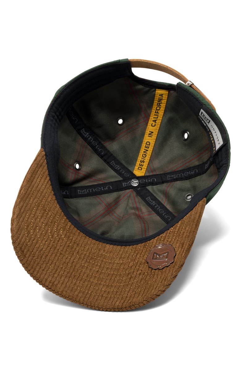 Melin Odysea Thermal Water Repellent Waxed Cotton Baseball Cap, Alternate, color,