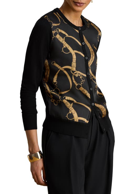 Belt Print Cardigan