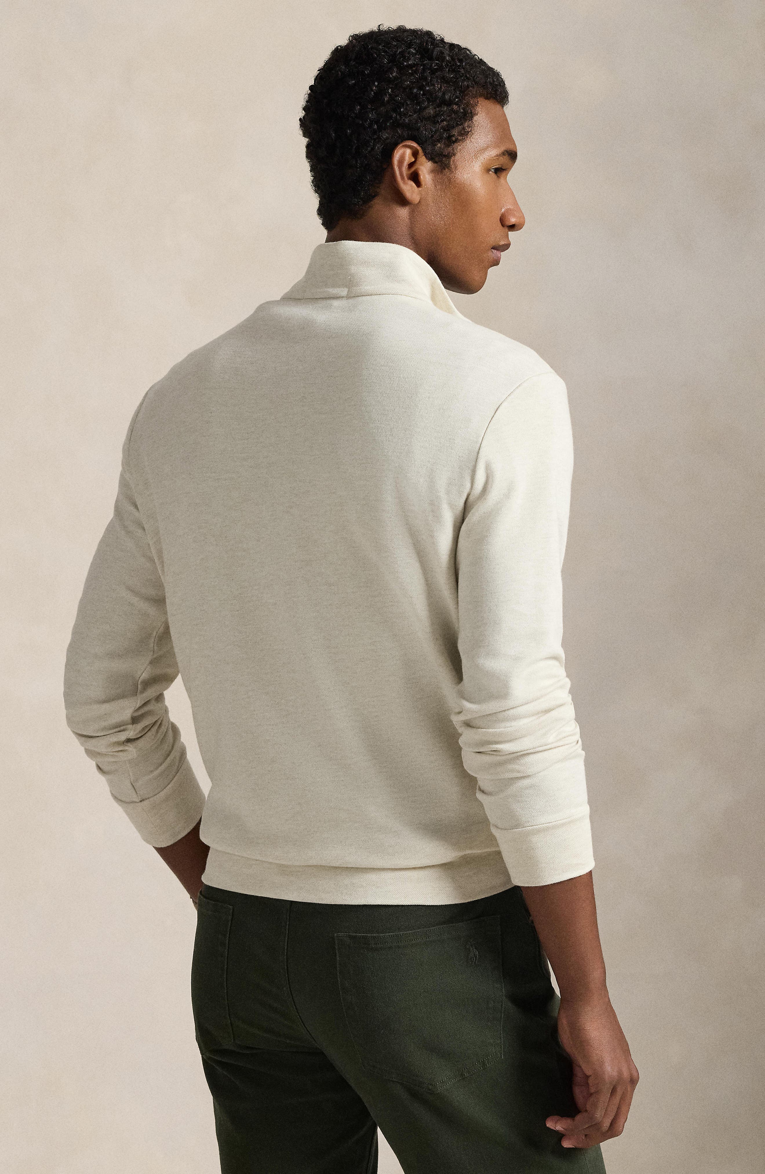 Textured Double Knit Quarter Zip Pullover (Men) | Nordstrom