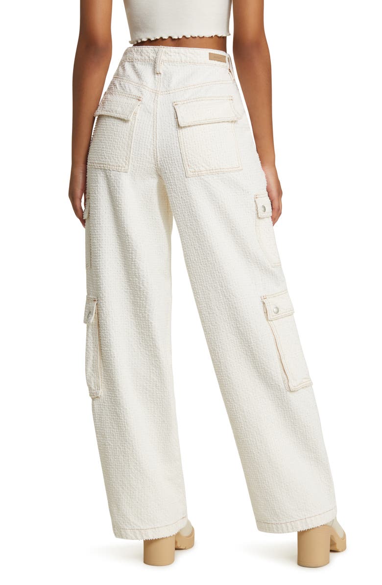 BLANKNYC The Franklin Hole Punch Wide Leg Cargo Pants, Alternate, color, 