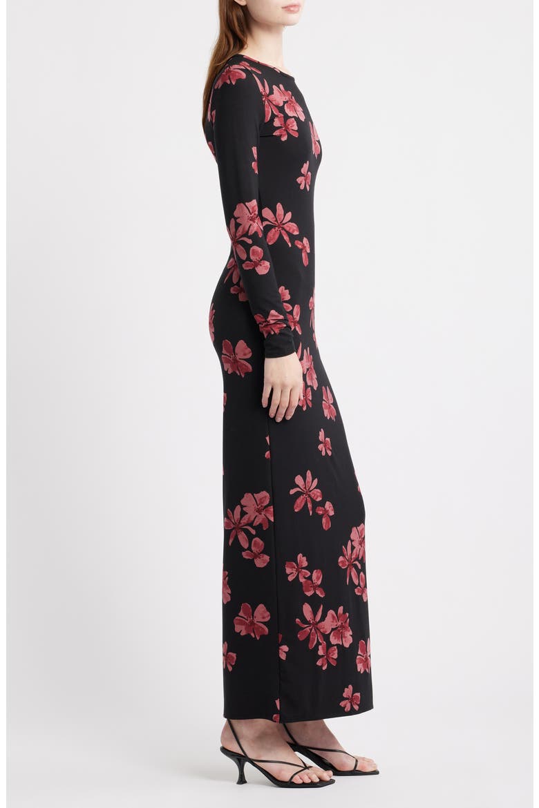 Tommie Long Sleeve Jersey Dress, Alternate, color, SYDNEY