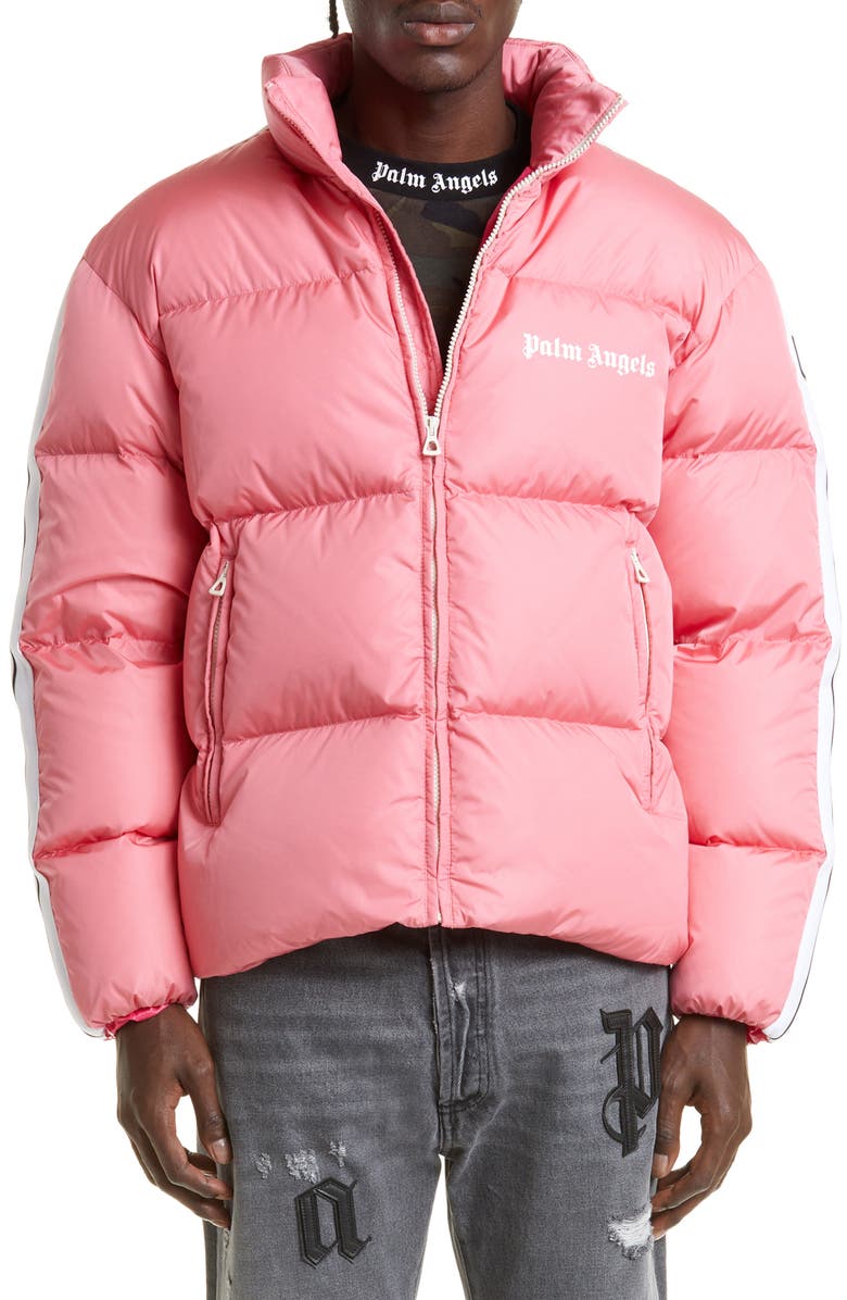 Palm Angels Down Classic Track Jacket, Main, color, 