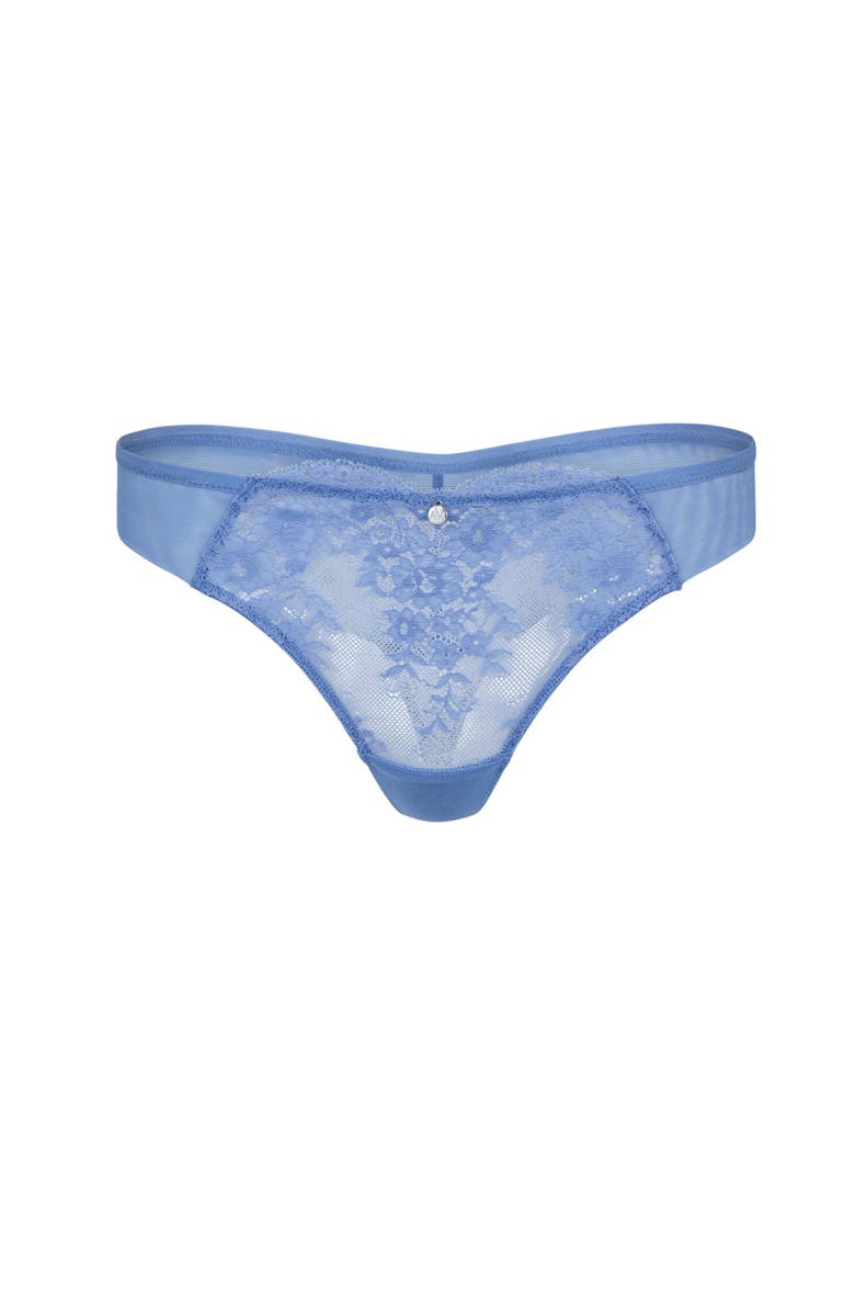 Adore Me Bonnie Thong Panties, Alternate, color, Medium Blue