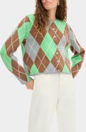 ALIGNE Aggie Argyle Cardigan