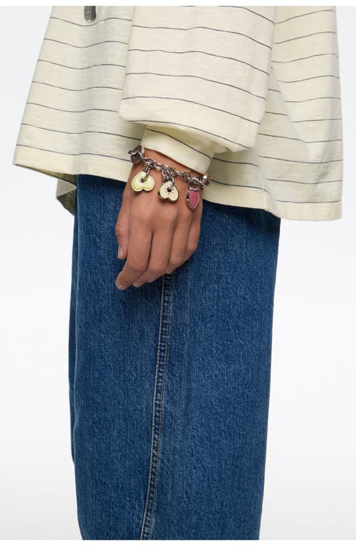 Bimba Y Lola Heart Logos Bracelet In Multi