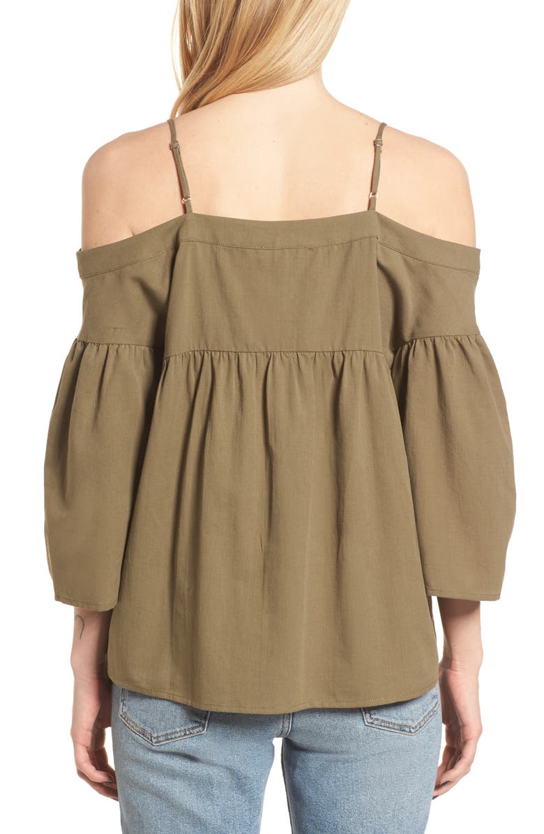 BP. Cotton Off the Shoulder Top, Alternate, color, 