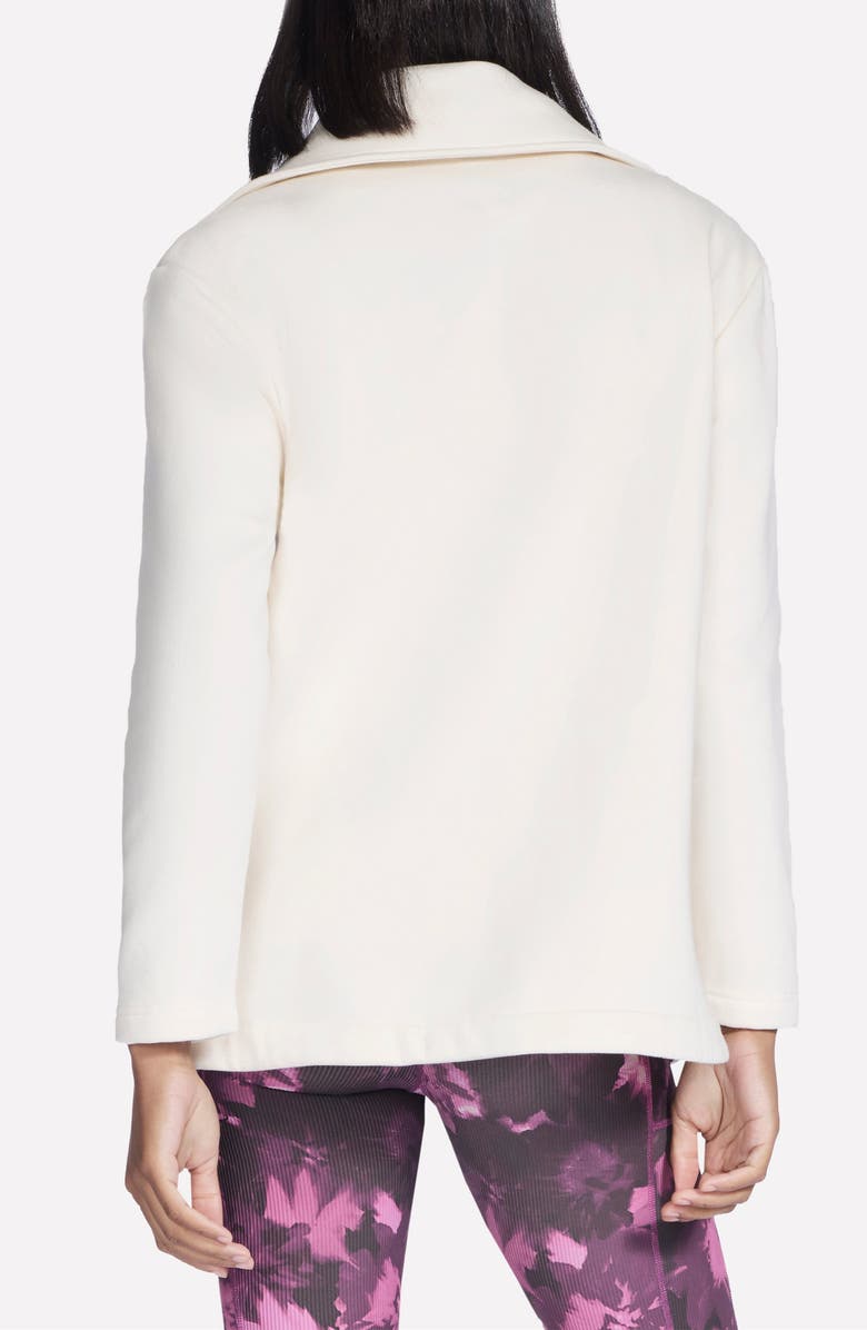 SKECHERS GO Snuggle<sup>™</sup> Tunic Full Zip Jacket, Alternate, color, Egret