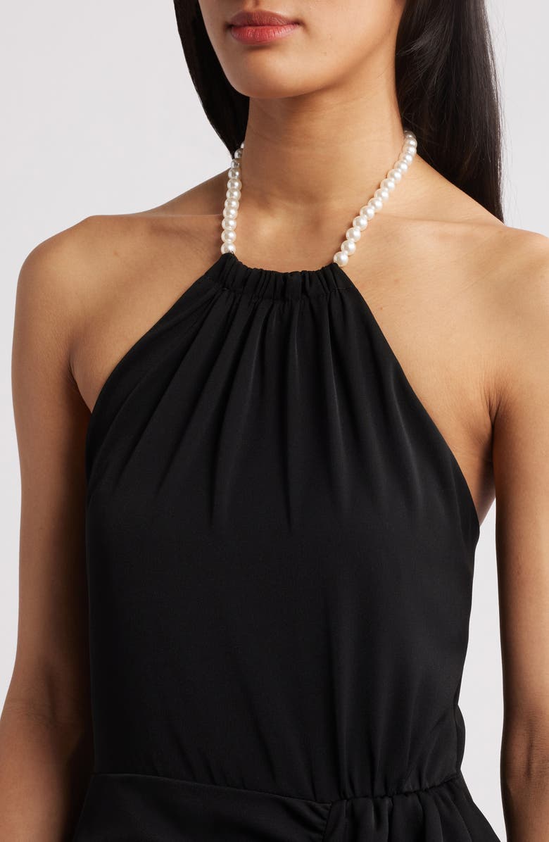 Black Halo Erwen Halter Gown, Alternate, color, 