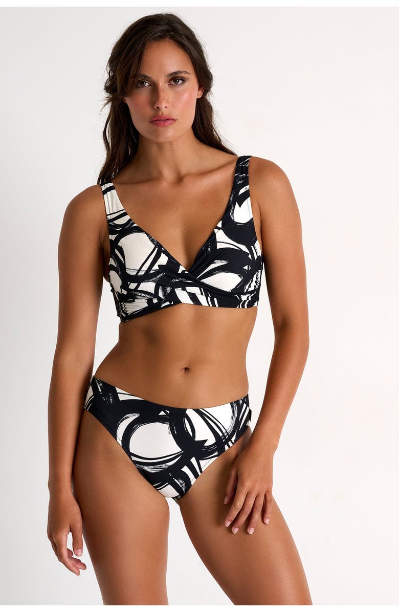 SHAN Classic Bralette Bikini Top, Alternate, color, Print
